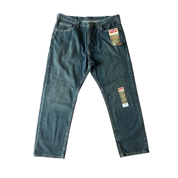 Wrangler Other - NWT Wrangler Men’s Five Star Premium Denim Regular Straight Leg Jeans, Sz 40x30
